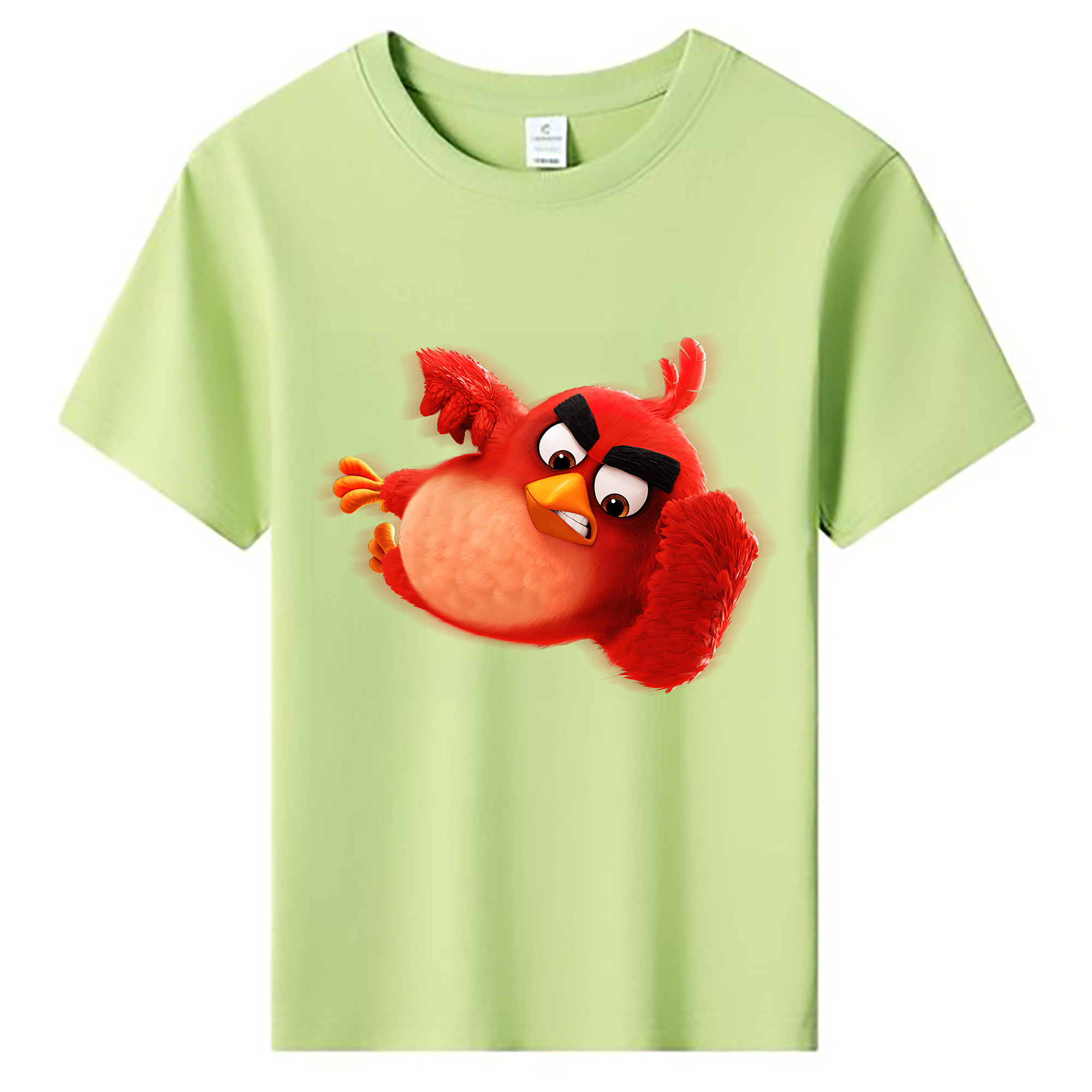 （画像用） Angry Birds アングリーバード 綿100％キッズTシャツ（フロントプリント）